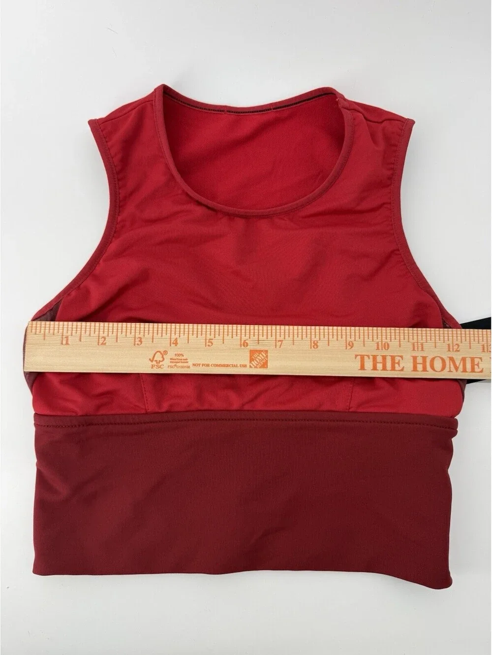 Michi Activewear Womens Ignite Crop Bra Top Small (2547) Red NWT